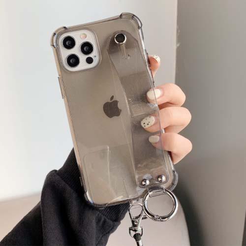 iPhoneクリアベルト付きショルダーストラップアイフォンケース