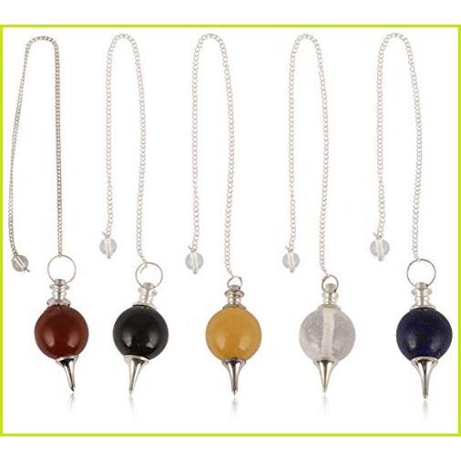 最新作 海外ファッション 雑貨 開運グッズ ブラックトルマリン レッドジャスパー 5個パック ラウンドセット 振り子 天然ジェムストーン Dhyanarsh メンズアクセサリー Dagl Tg