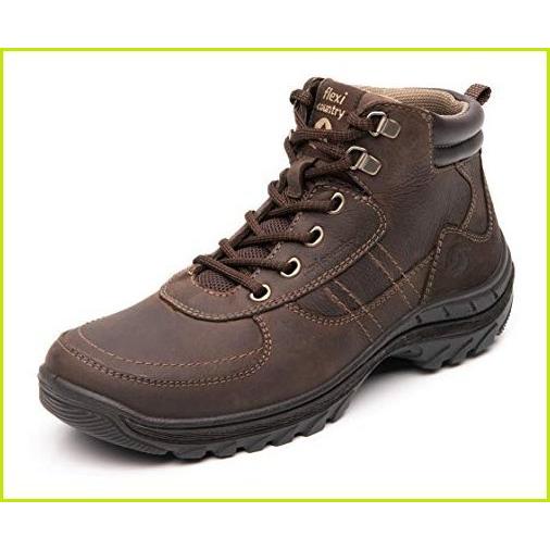代引き人気 Flexi 海外ファッション 雑貨 開運グッズ Country 雪 バイカー 作業 ハイキング アウトドアシューズ グレインレザー アウトドアブーツ メンズ シューズ