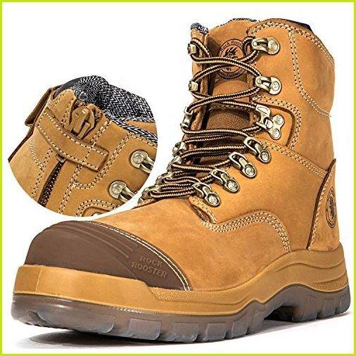 待望の再入荷 Rockrooster Work Boots For Men 8 Inch Ykk Zipper Steel Toe Slip Resistant Safety Oiled Leather Shoes Static Dissipative Breathable Anti Fati B086qsdktj マジカルライフ 通販 Yahoo ショッピング 手数料安い Www Skylanceronline Com