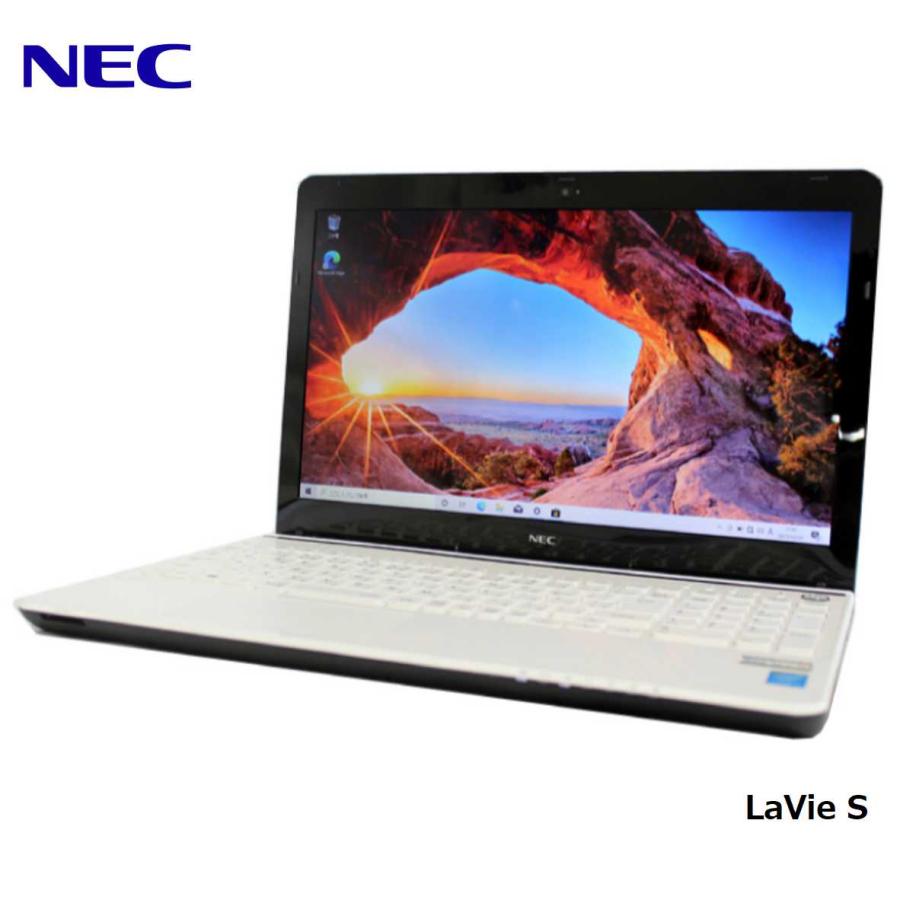 ノートパソコン ノートPC 中古パソコン NEC 15.6型 LaVie S LS350/TSW Core i3 メモリ8GB 新品SSD256GB  ブルーレイ 無線LAN Windows10 WPS Office :202782-1:マジカルPC - 通販 - Yahoo!ショッピング