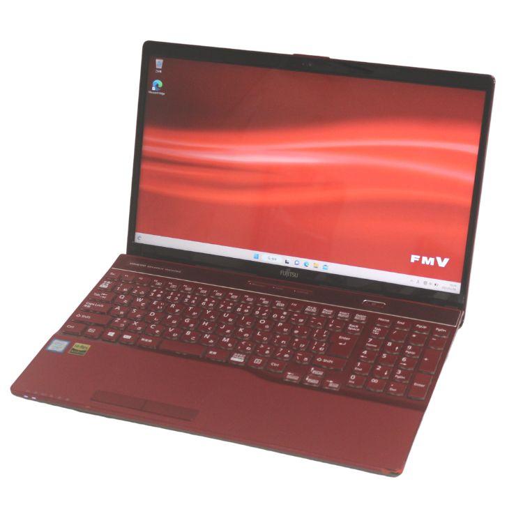【美品】LIFEBOOK新品SSD512GB AH56/D1 Corei7 富士通 ノートパソコン office付き 新品 同様 FMV LIFEBOOK AH56