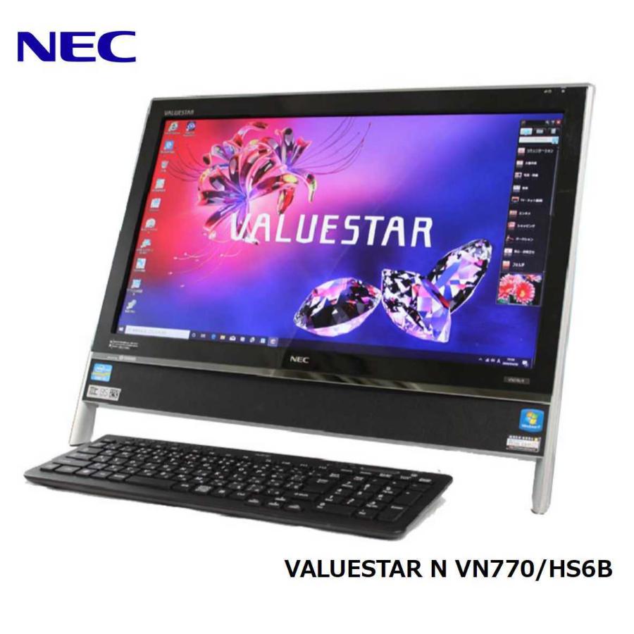 NEC PC-VN770HS6B 一体型デスクトップパソコン VALUESTAR デスクトップ 一体型PC 中古パソコン NEC 21.5型 N VN770