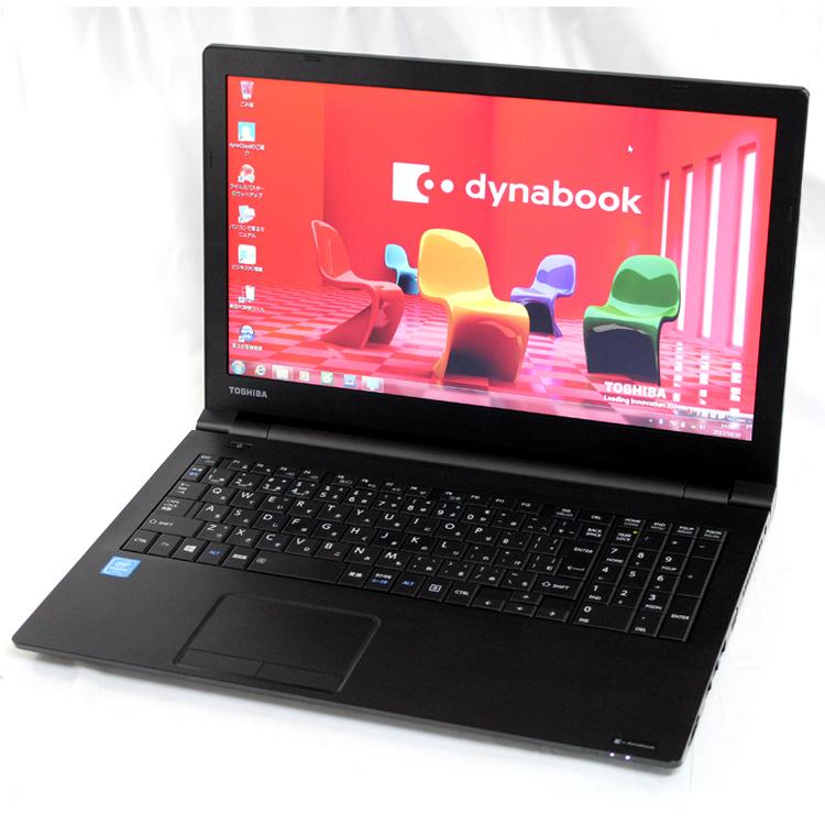 ノートパソコン ノートPC 中古パソコン 東芝 15.6型 dynabook B65/H Core i3 メモリ8GB 新品SSD512GB