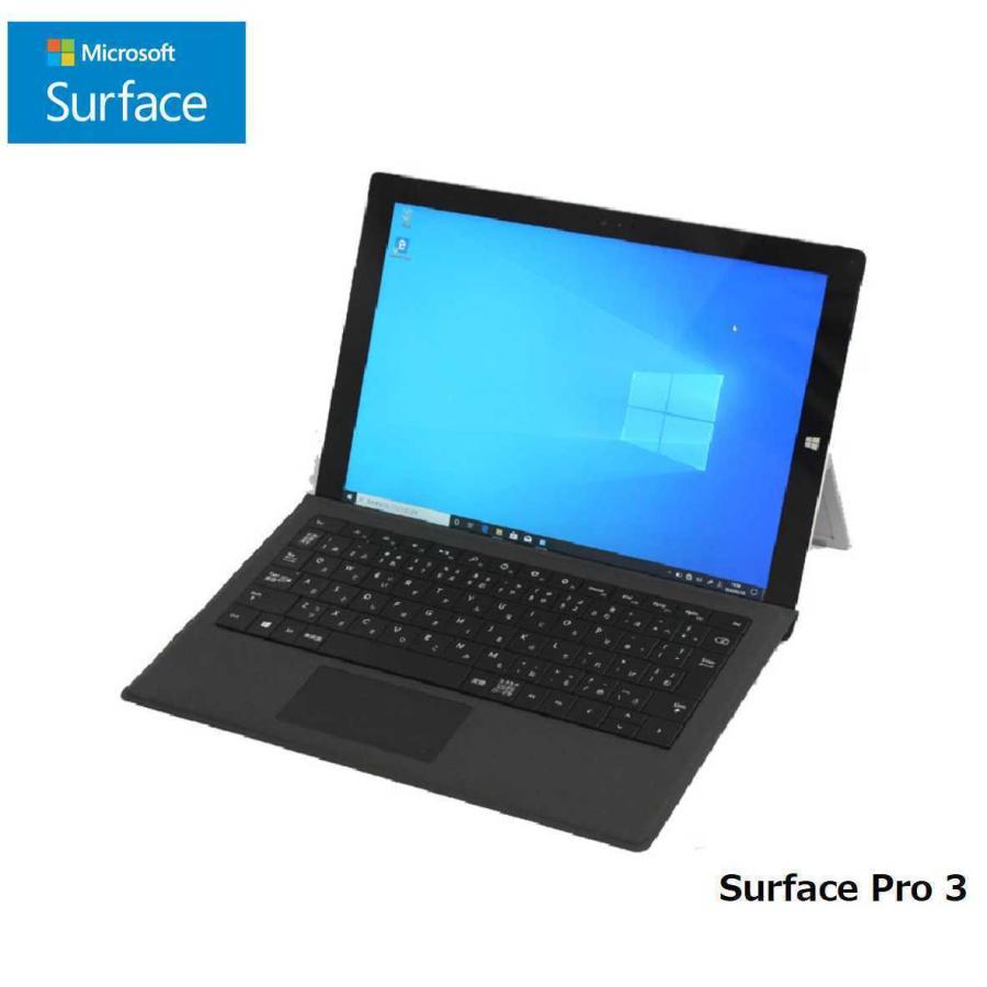 タブレット タブレットPC 中古パソコン Microsoft 12型 Surface 新品本物 Pro 3 SSD128GB タッチパネル Core  無線LAN Windows10 4GB i5