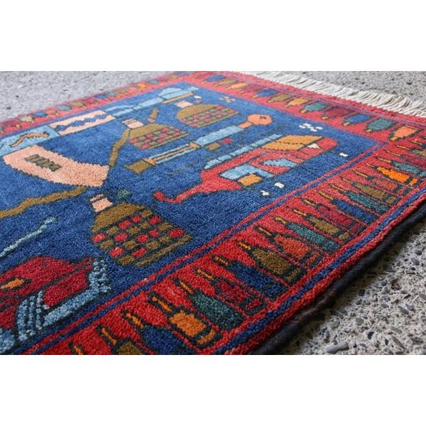 War Rug ウォーラグ 88×57cm アフガニスタン産 トルクメン族作 War Rug ウォーラグ 88×57cm アフガニスタン産 トルクメン族作