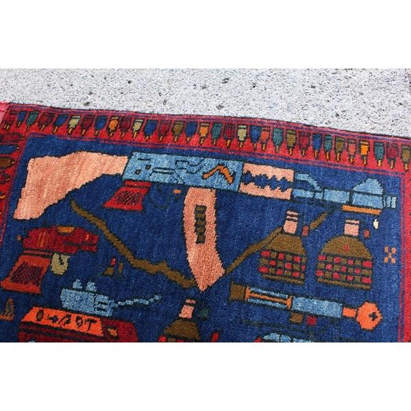 War Rug ウォーラグ 88×57cm アフガニスタン産 トルクメン族作 War Rug ウォーラグ 88×57cm アフガニスタン産 トルクメン族作