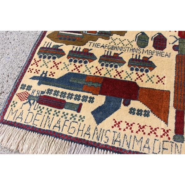 War Rug ウォーラグ 78×65cm アフガニスタン産 トルクメン族作 War Rug ウォーラグ 78×65cm アフガニスタン産 トルクメン族作