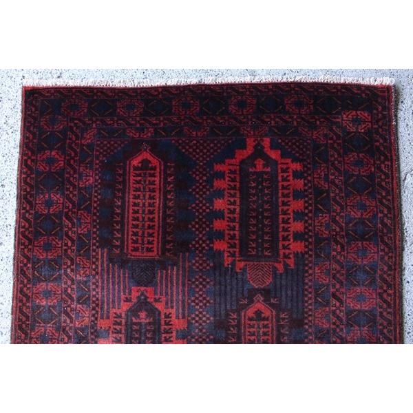 ザッカンの芸術作品 手織り絨毯 アフガニスタン産 バルーチ族作 169