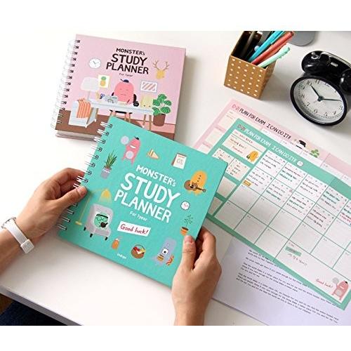 モンスター 勉強プランナー Monster Study Planner 1年用 プランノート 韓国文房具 勉強 ノート ダイアリー かわいい おしゃれ 心のオアシス 通販 Yahoo ショッピング