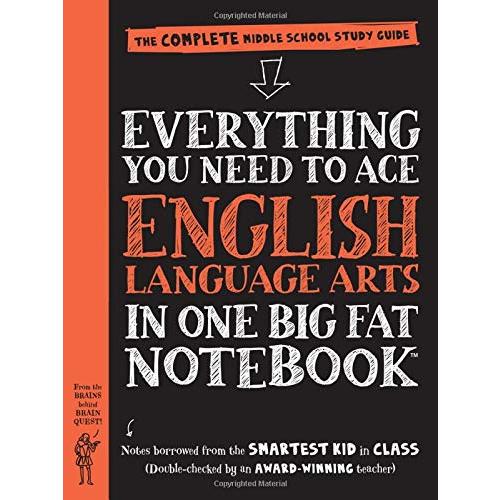 Everything You Need to Ace English Language Arts お買い得品 in One Fat Complete Study Middle Notebook: 受賞店 Big The Guide School Notebooks