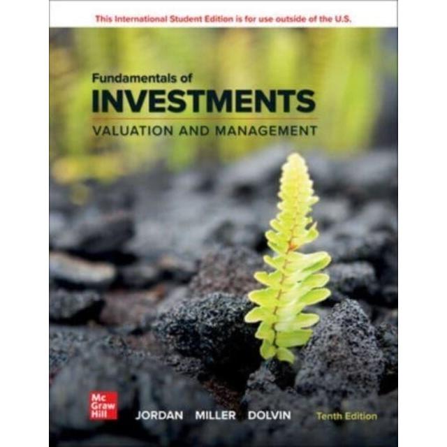 語学+参考書 ISE Investments ISE Fundamentals of Investments: Valuation and Management