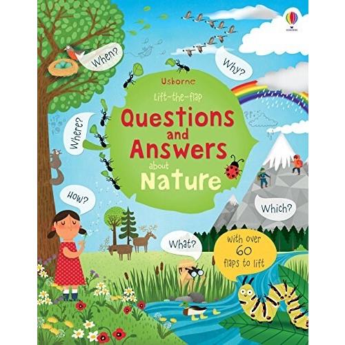 Lift-The-Flap Questions and Answers about Nature (Board Book)