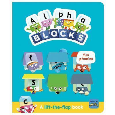 Alphablocks Fun Phonics: A Lift-the-Flap Book (Board Book) : 心の