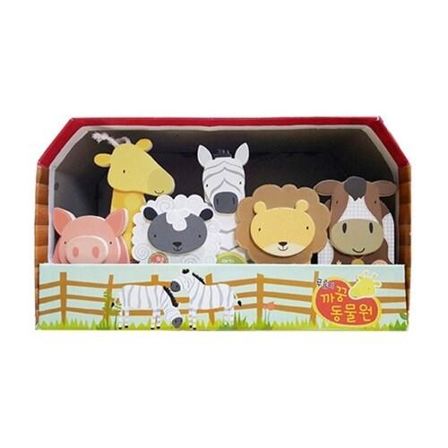 韓国語 幼児向け 本 『青さピーカブー動物園 - 全6巻』 韓国本