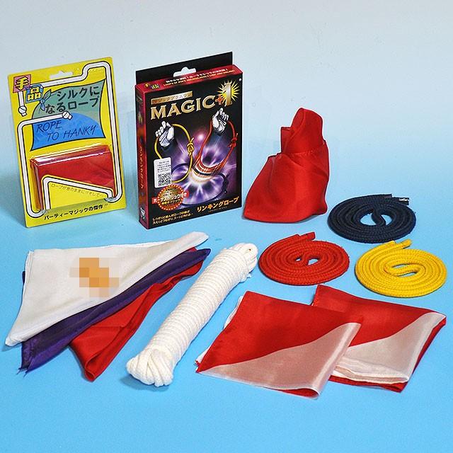 手品・マジック A1716 特上シルクとロープのマジックセット
