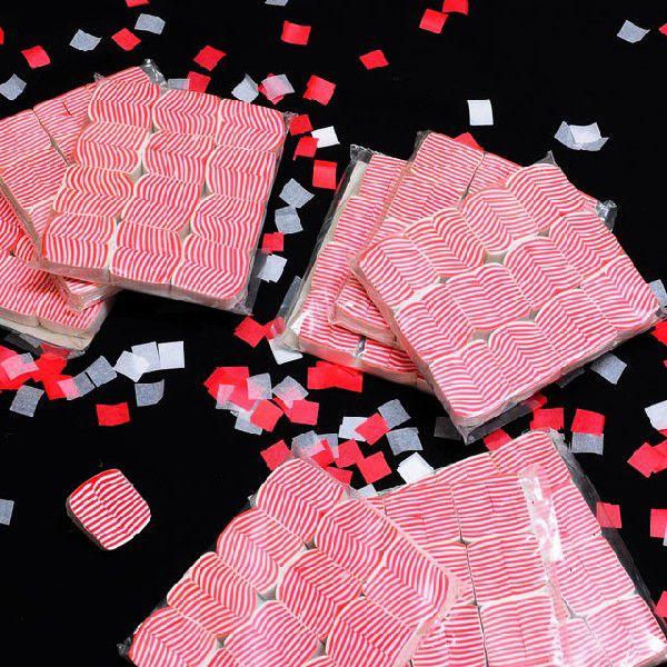 手品・マジック P2244 パーミング紙フブキ（紅白） 120個セット