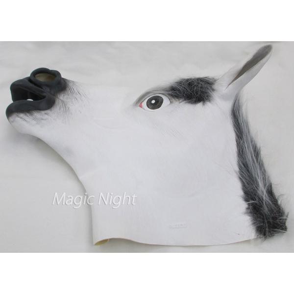 馬マスク 白うま マスク アニマル 動物 かぶりもの　 |  | 05