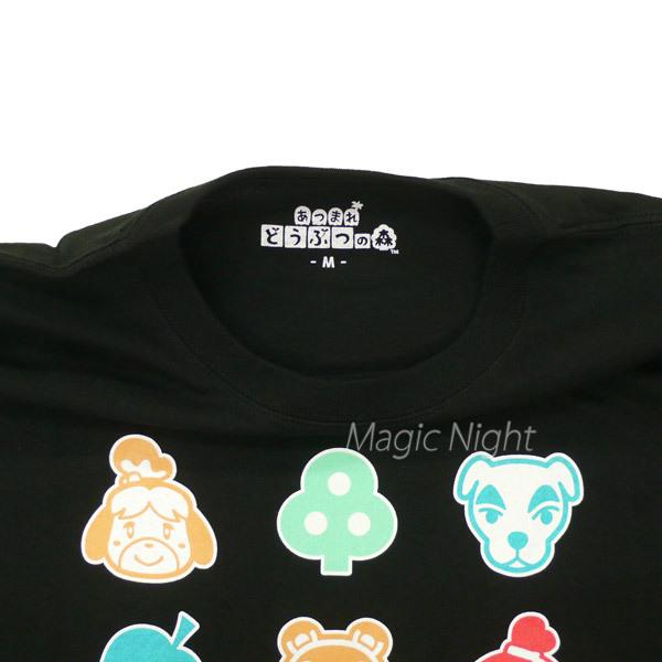 どうぶつの森tシャツ アイコン ブラック 黒 Tシャツ あつまれどうぶつの森 グッズ Ad3137bk コスプレ衣装専門店マジックナイト 通販 Yahoo ショッピング