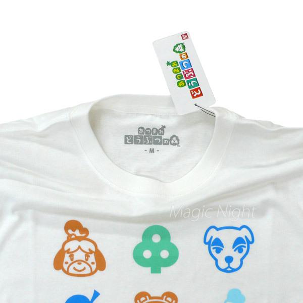 どうぶつの森Tシャツ アイコン ホワイト 白 Tシャツ あつまれどうぶつ