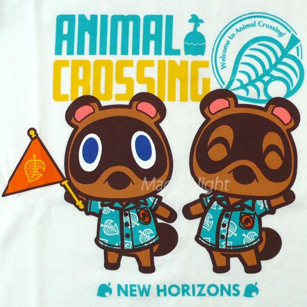 どうぶつの森Tシャツ つぶきち＆まめきち KIDS ホワイト 白 Tシャツ