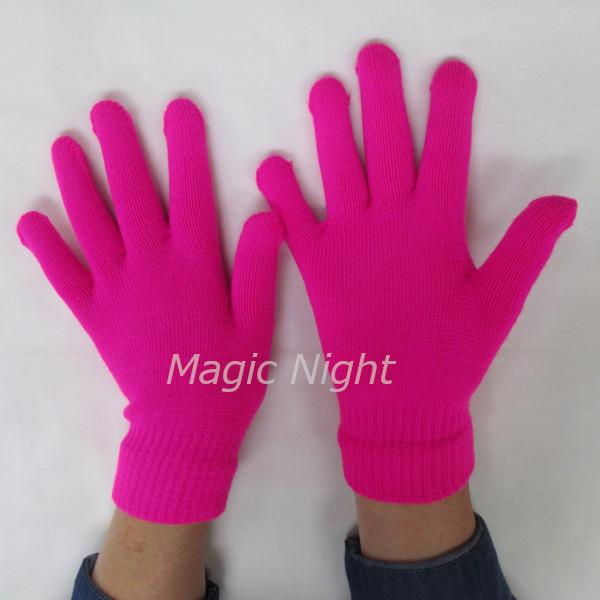 カラーのびのび手袋 大 全9色 赤 青 黄 白 コバルトブルー 蛍光