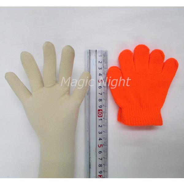 ミニ カラーのびのび手袋 全9色 赤 青 黄 緑 白 コバルトブルー 蛍光ピンク 蛍光オレンジ 蛍光グリーン 幼児 小学校低学年 子供用 |  | 06