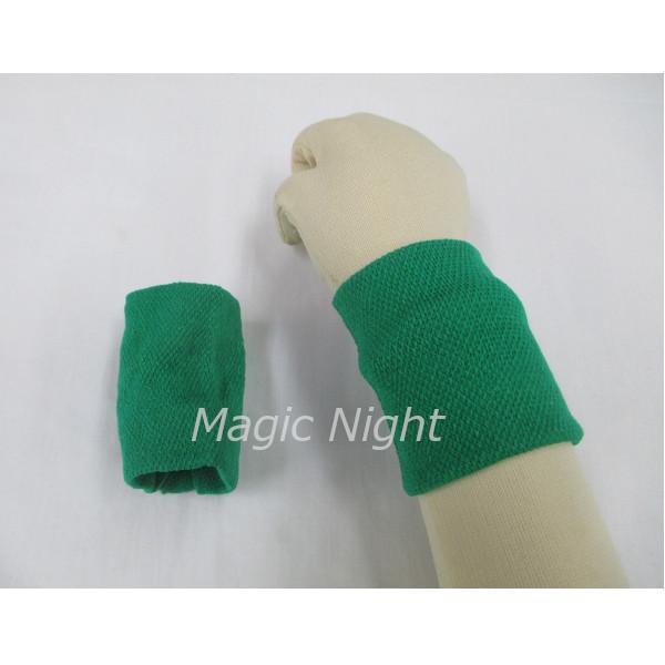 ダンスリストバンド 全11色 赤 青 黄 緑 桃 黒 紫 水色 オレンジ 蛍光