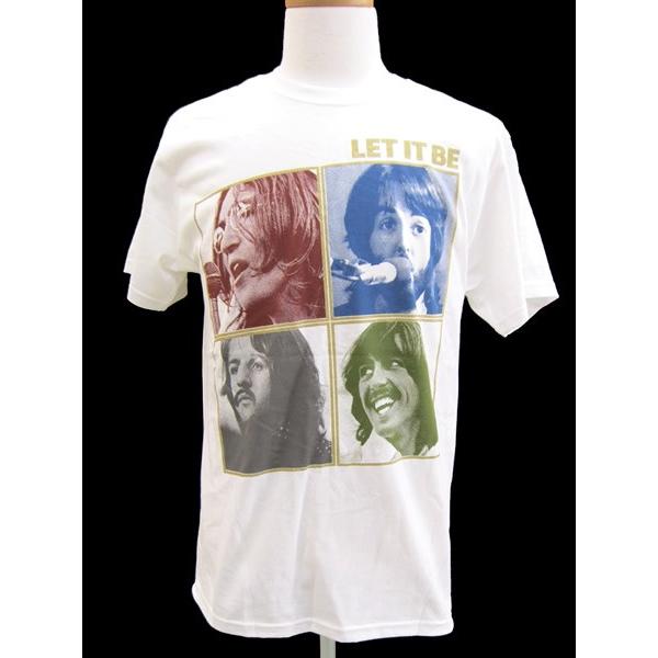 訳ありB品 ビートルズ レットイットビー Tシャツ 白 ホワイト