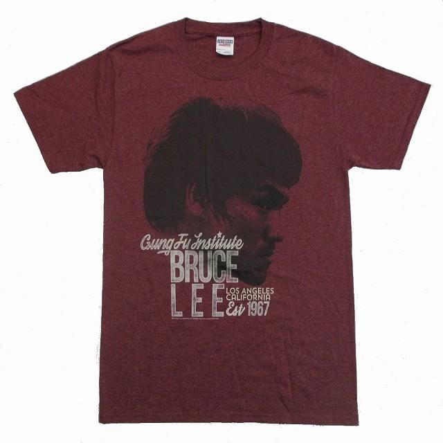 ブルースリー Tシャツ EST 1967 Vintage 半袖 Maroon Heather | 