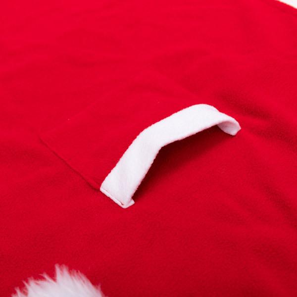 サンタエプロンセット クリスマス サンタクロース エプロン 赤色