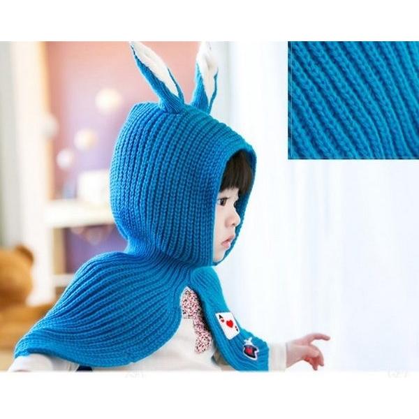 うさみみケープ Baby 赤 青 ピンク ベビー ケープ 幼児 8ヶ月-2才向け 奉仕品 |  | 15