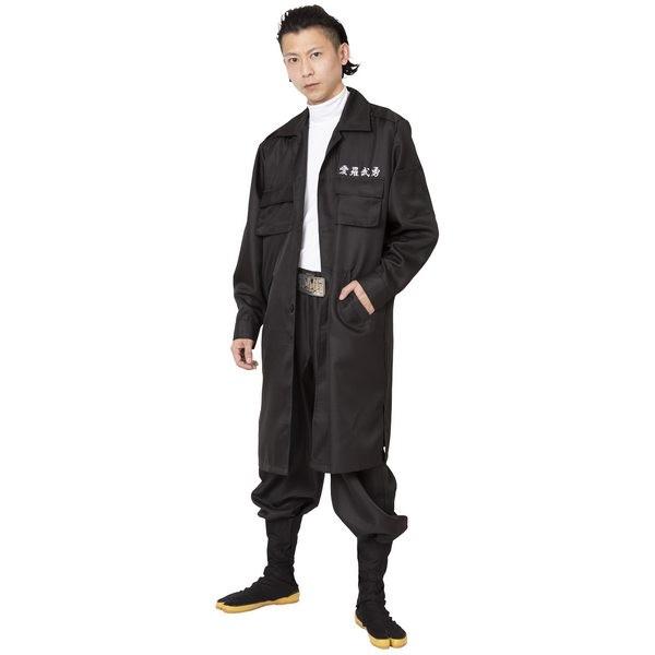 ハロウィン コスプレ衣装 特攻服 黒色 特攻服ジャケット 天下無敵 黒 メンズ ヤンキー コスプレ