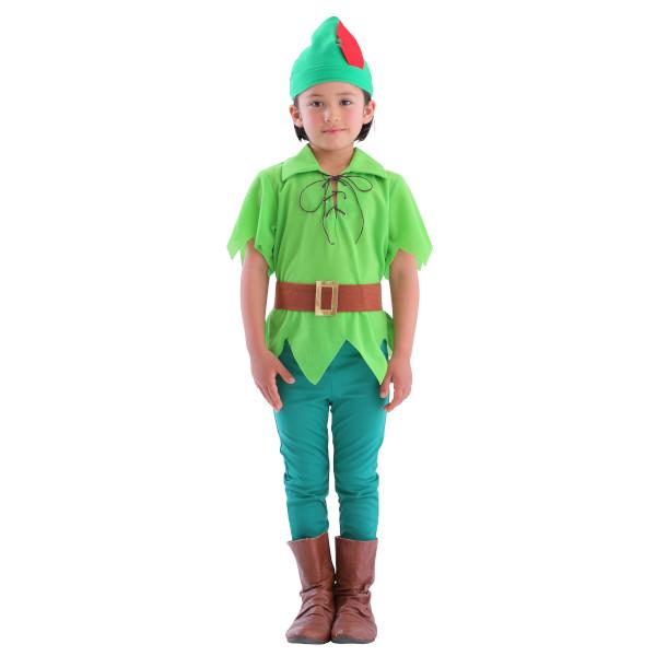 ファンタジーボーイ キッズ 子供用 ピーターパン ハロウィン 仮装 コスプレ 衣装 グリーン 男の子 子供用 |  | 01