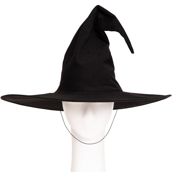 クラシカルウィッチ帽 ウィッチハット 魔女帽子 ハロウィン 大人用 黒