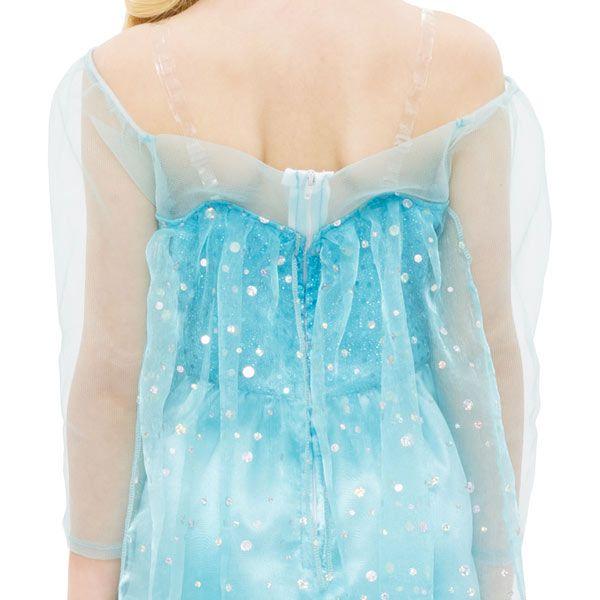 エレガントドレスセット 子供用 アナと雪の女王 エルサ風 コスチューム