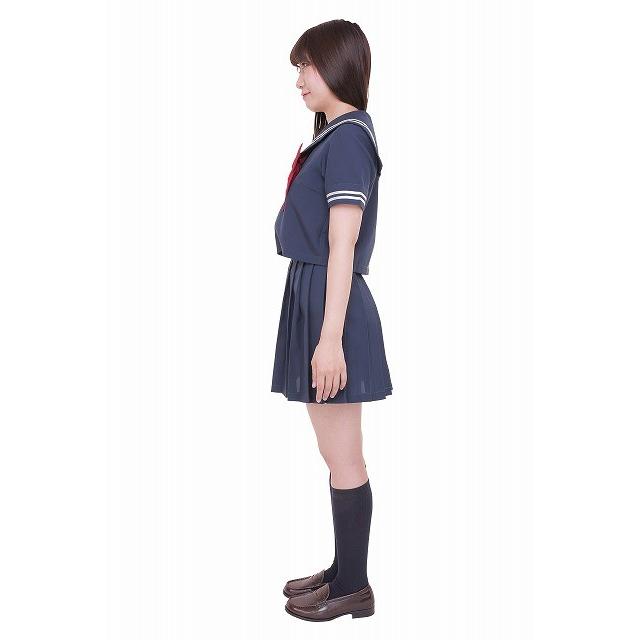 カラーセーラー 紺×紺 JK ライブ 学祭 文化祭 対応 コスプレ衣装 カラーセーラー 紺×紺 JK ライブ 学祭 文化祭 対応 コスプレ衣装
