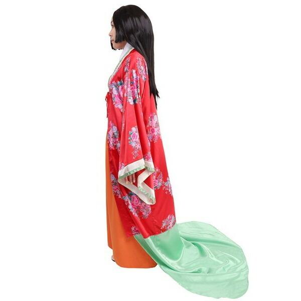 お姫様 衣装 かつらセット ひな祭り コスプレ お雛様 かぐや姫 昔話 時代劇 仮装 コスチューム ウィッグ付き |  | 02