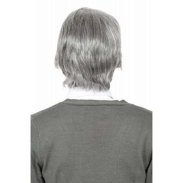 カツランド 白髪おじいさん かつら おじいちゃん コスプレ ウィッグ  グレー |  | 04