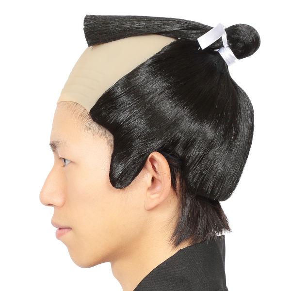 カツランド お侍くん 侍 さむらい サムライ 武士 ちょんまげ かつら ウィッグ コスプレ 仮装 | 