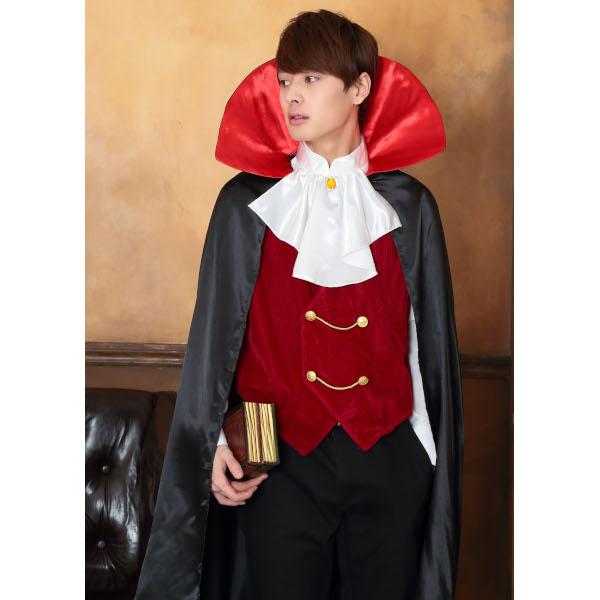 クールヴァンパイア 吸血鬼 ドラキュラ コスプレ ハロウィン 仮装 コスプレ 衣装 ブラック レッド 男性用 |  | 09