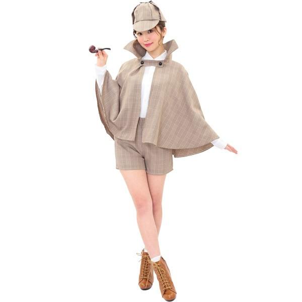 クールシャーロック ハロウィン 衣装 コスプレ 探偵 コスチューム 女性用 Cs8662 コスプレ衣装専門店マジックナイト 通販 Yahoo ショッピング