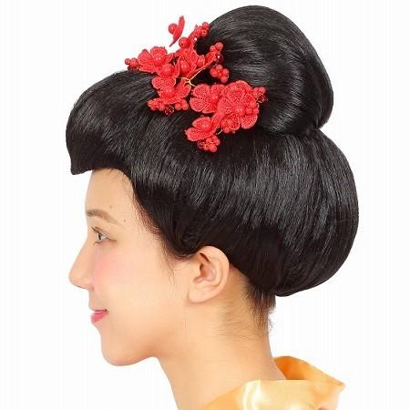カツランド 日本髪 かつら コスプレ ウィッグ お姫様 黒髪 ブラック カツランド 日本髪 かつら コスプレ ウィッグ お姫様 黒髪 ブラック