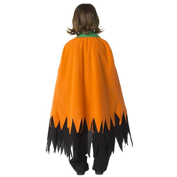 ハロウィンパンプキンマント キッズ ボタン 子供用 かぼちゃ オレンジ マント ケープ |  | 04
