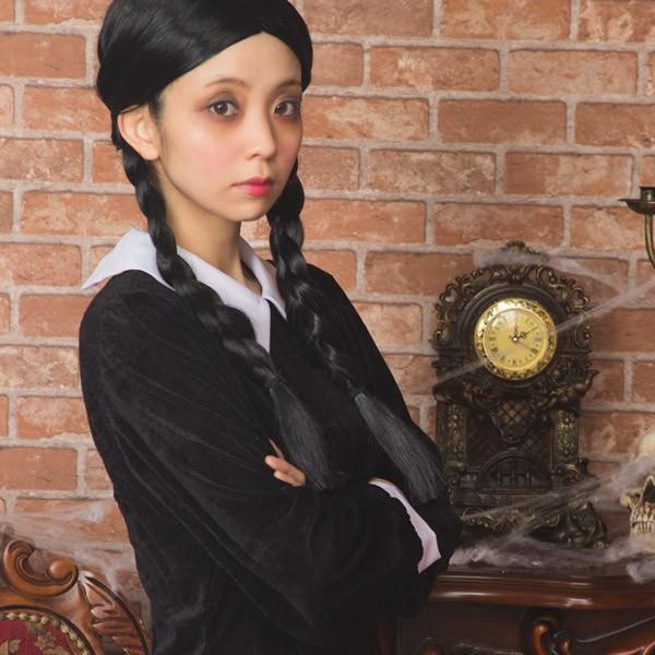 ベルベットワンピースガール ウィッグ付き ハロウィン コスプレ
