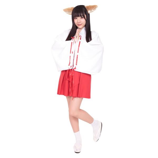 けもみみピン きつね ヘアピン イエローフォックス 付け耳