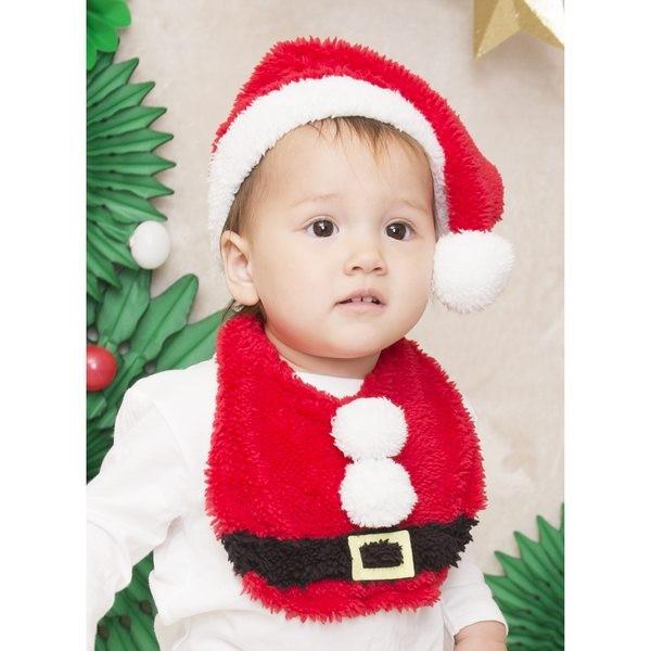 サンタスタイセット ベビー クリスマス スタイ 赤ちゃん