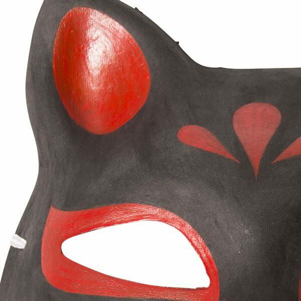 花鳥風月 きつね面 黒 半面 お面 狐 ブラック ハーフマスク Cs874881 コスプレ衣装専門店マジックナイト 通販 Yahoo ショッピング