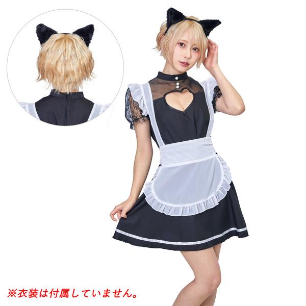 黒猫カチューシャ 猫耳カチューシャ ふせ耳 立ち耳 猫の耳 ハロウィン コスプレ 仮装 小物 グッズ |  | 04
