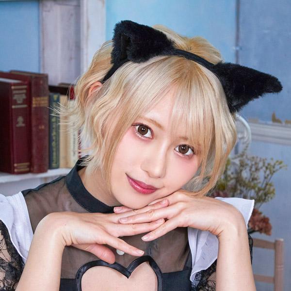 黒猫カチューシャ 猫耳カチューシャ ふせ耳 立ち耳 猫の耳 ハロウィン コスプレ 仮装 小物 グッズ |  | 08